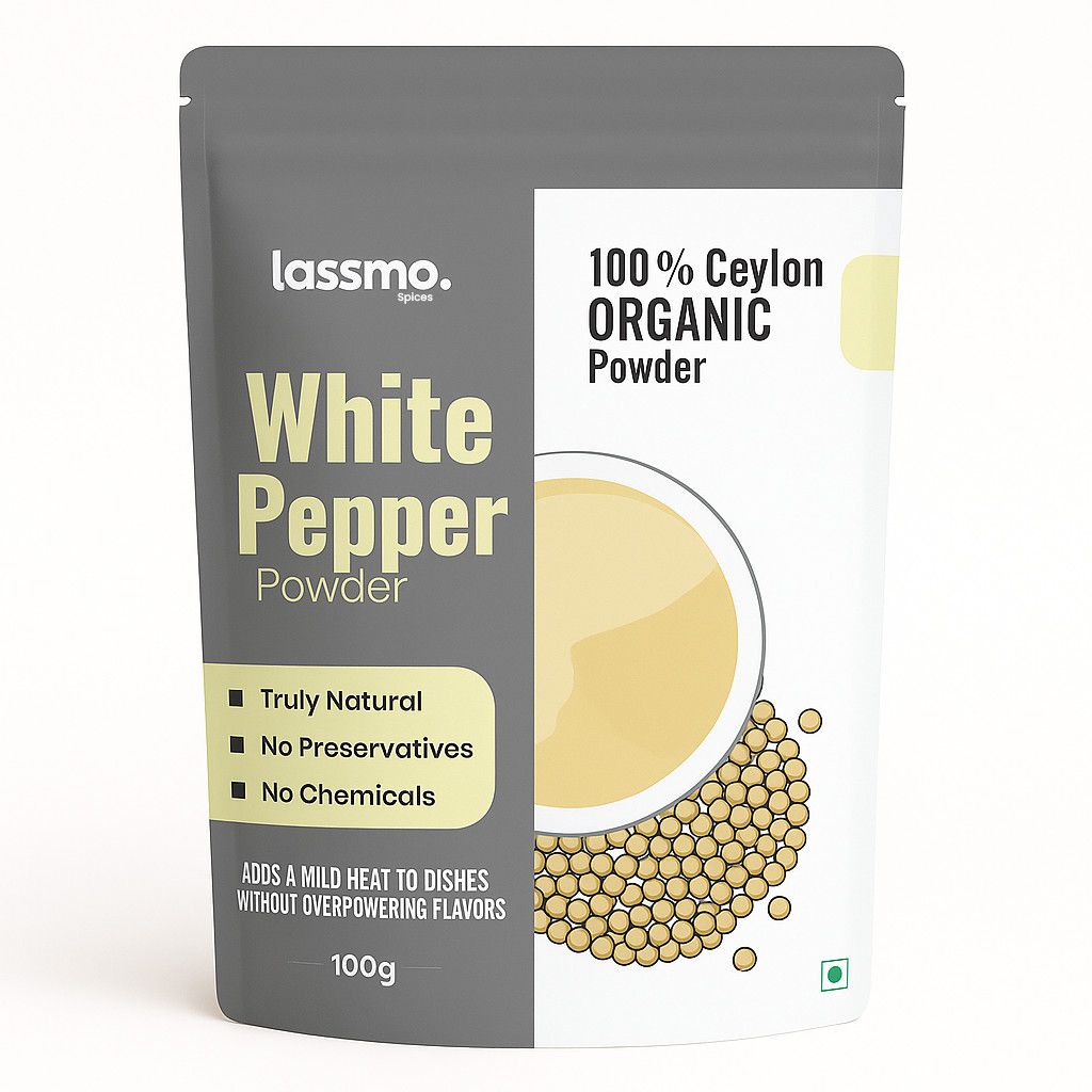 Ceylon White Pepper Powder Dried Pimienta Blanca Spice Cooking Seasoning Organic