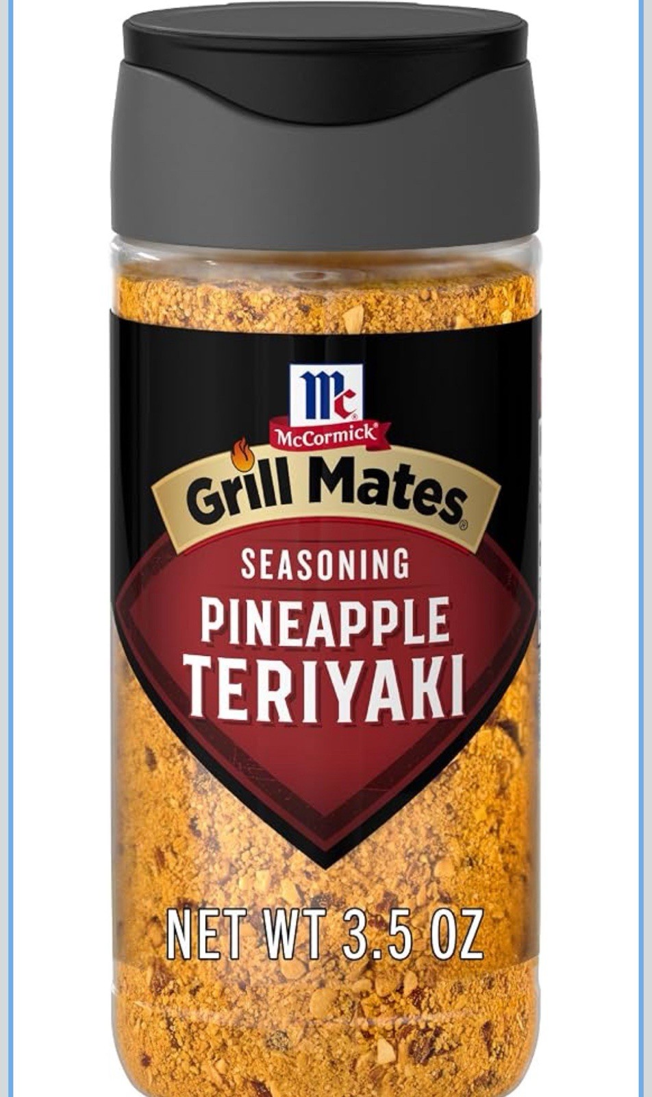 McCormick Grill Mates Seasoning, Pineapple Teriyaki, 3.5 Ounce (Pack of 1)