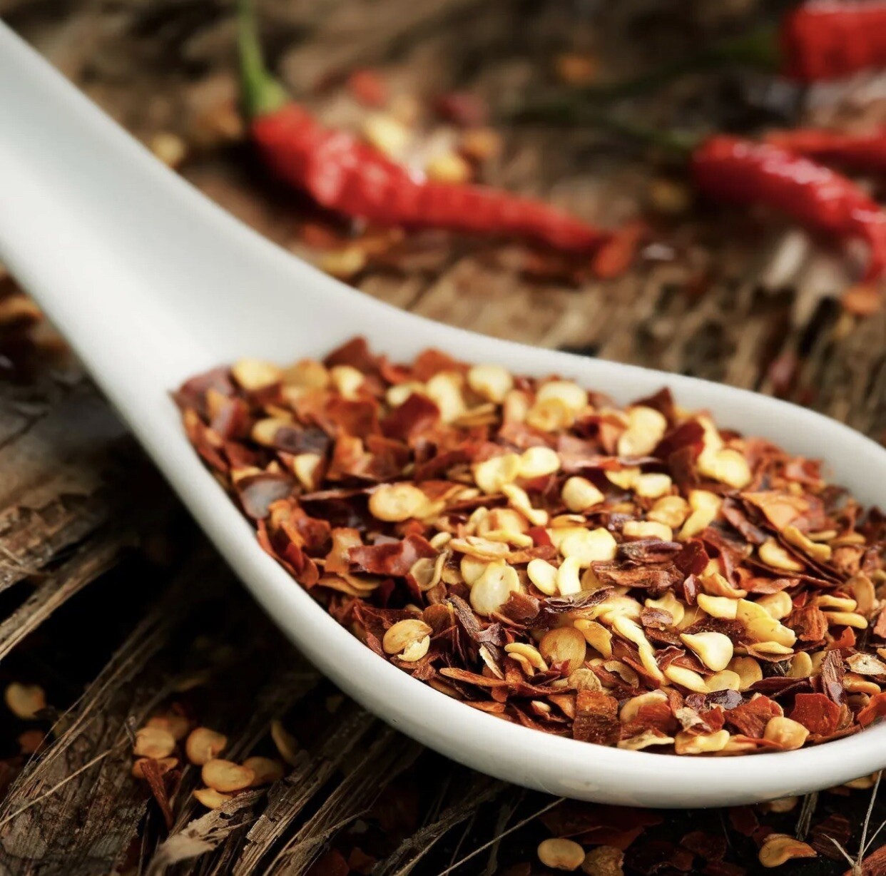 DRIED Crushed Chili (5 lbs) ~ Taste For Eat ~ Restaurant Style ~ Great Quality