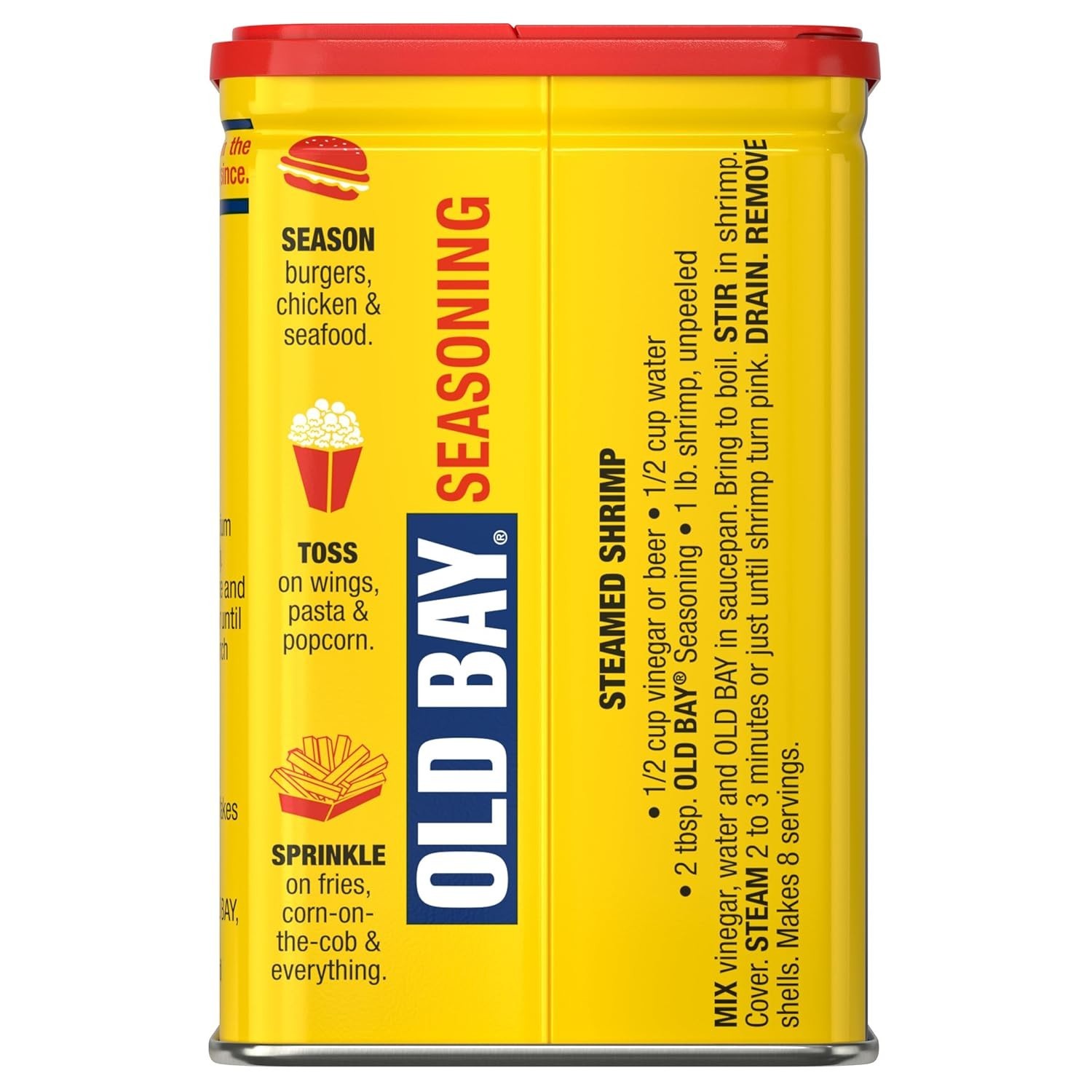 OLD BAY Seasoning Classic Seafood Spice Blend 6oz Non GMO Gluten Free for Shrimp