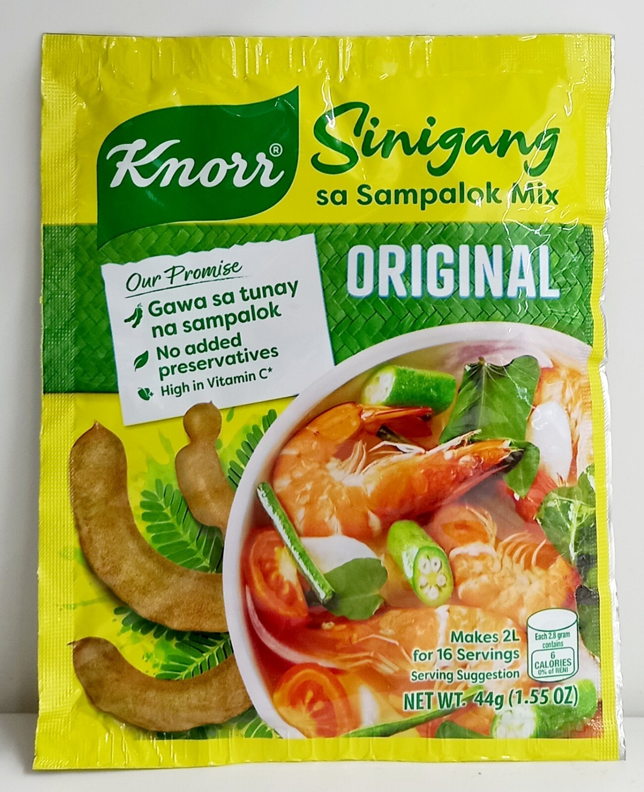 Knorr Sinigang sa Sampalok Mix Original (6 Packs x 44g)