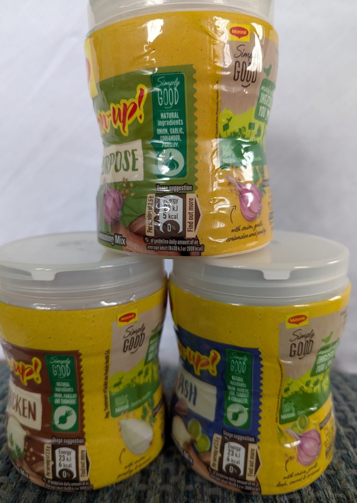 Maggi Season-Up! 3-Pack Bundle (All Purpose, Chicken, Fish) – Authentic Jamaican