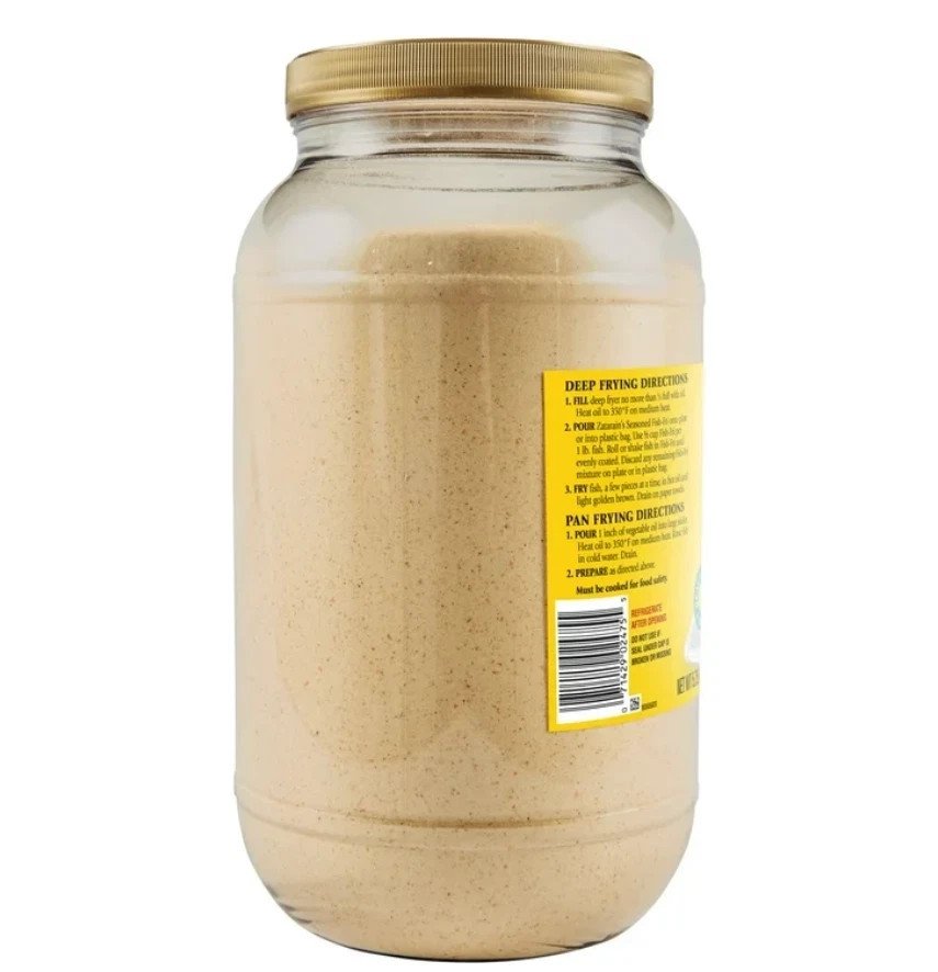 Zatarain’s Gluten Free Seasoned Fish Fri, 5.75 lb Jar