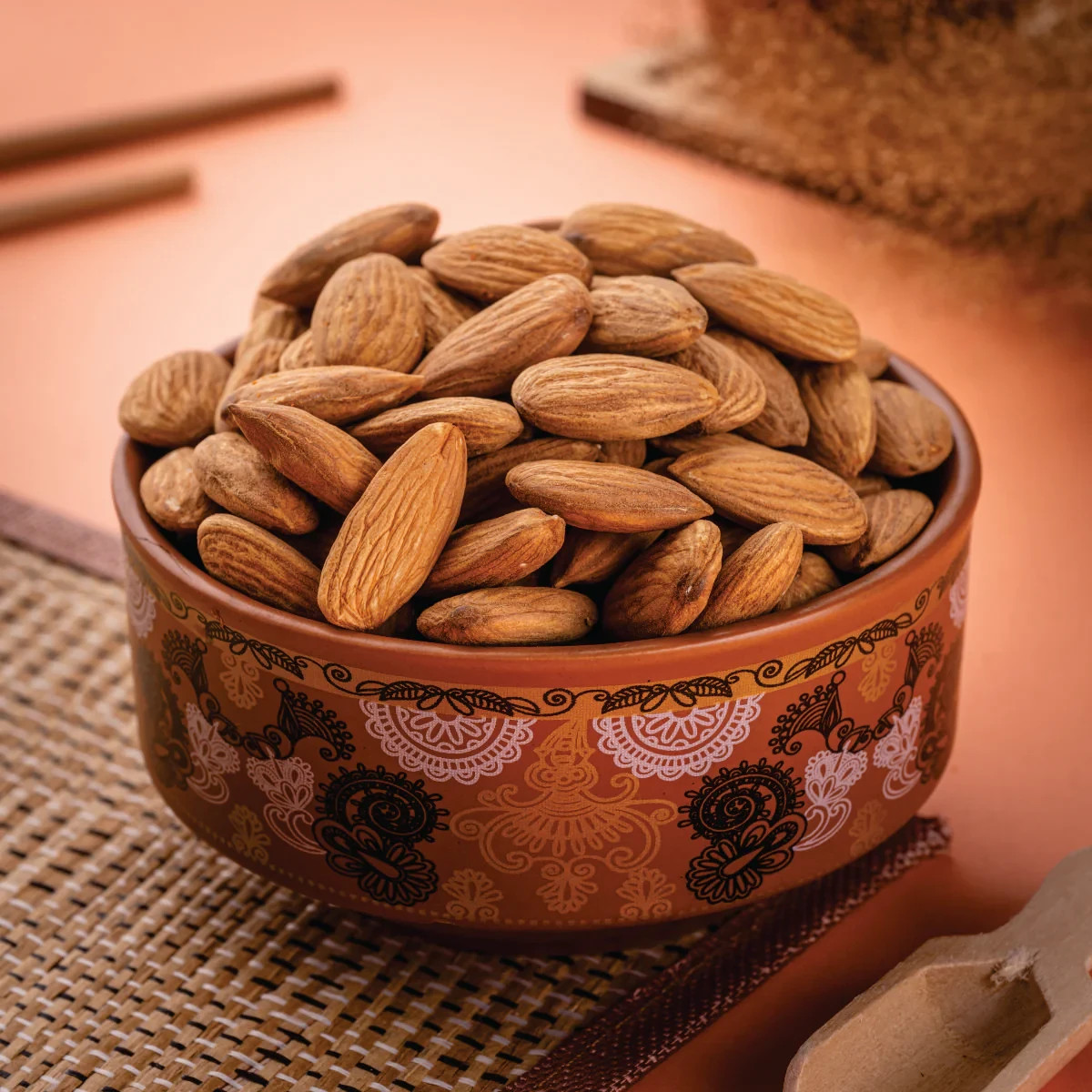 Almonds Natural Whole Badam Fresh Premium Crunchy Dry Fruit
