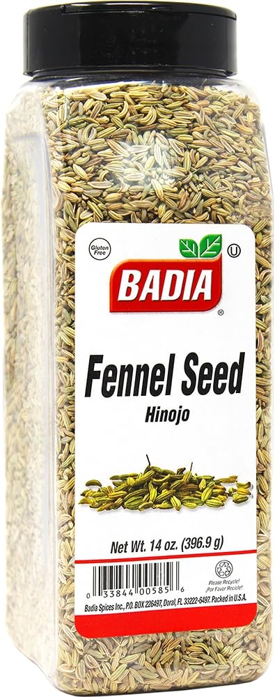 Fennel Seed Whole, 14 oz – Whole Seeds, Mild Sweet Flavor, 14 Ounce