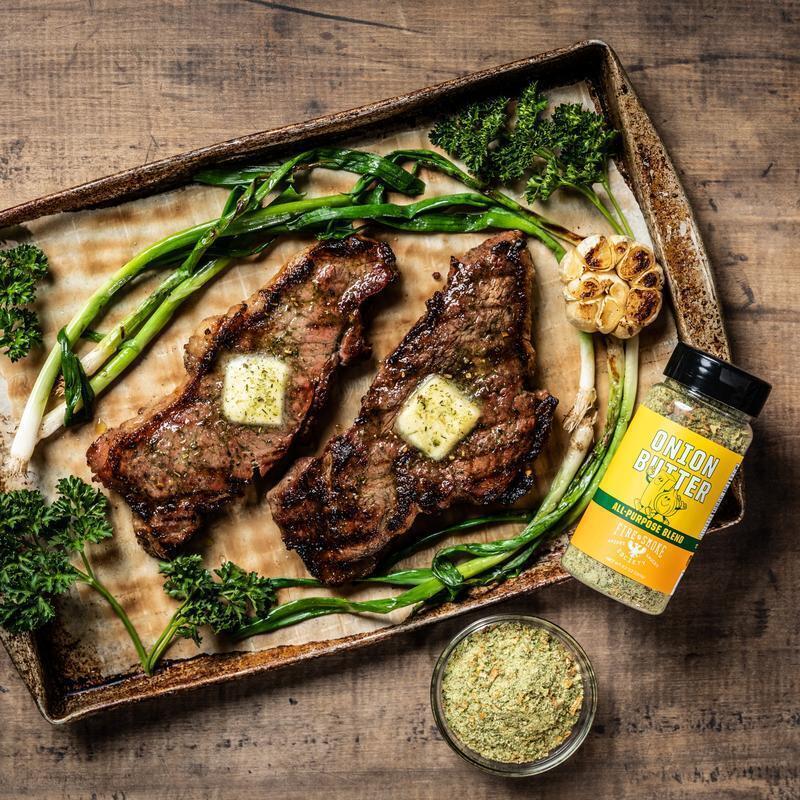 Onion Butter Seasoning Blend BBQ Rub Mixed Spices Flavor Enhancer 9.2oz New