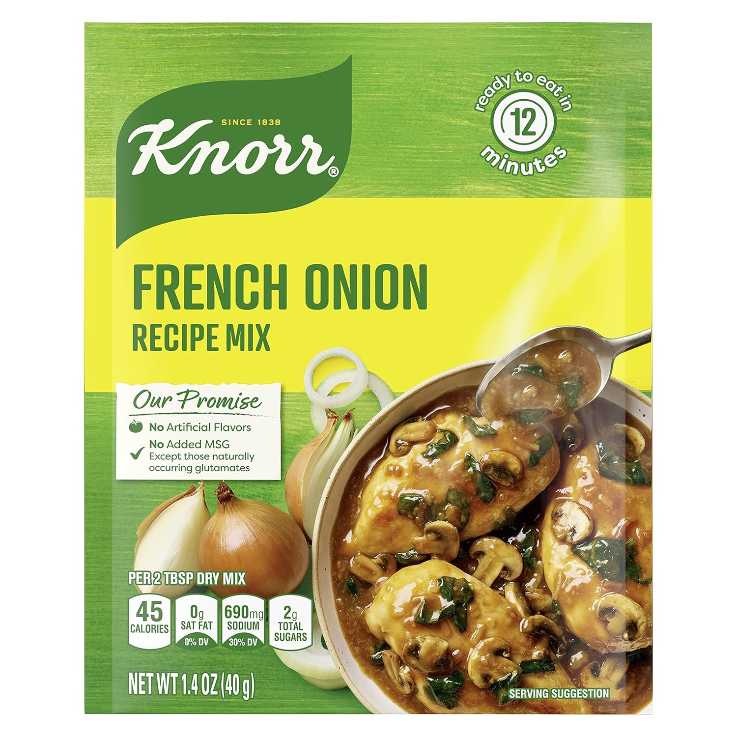 Soup Mix and Recipe Mix French Onion for Soups, Sauces and Simple Meals No Artif