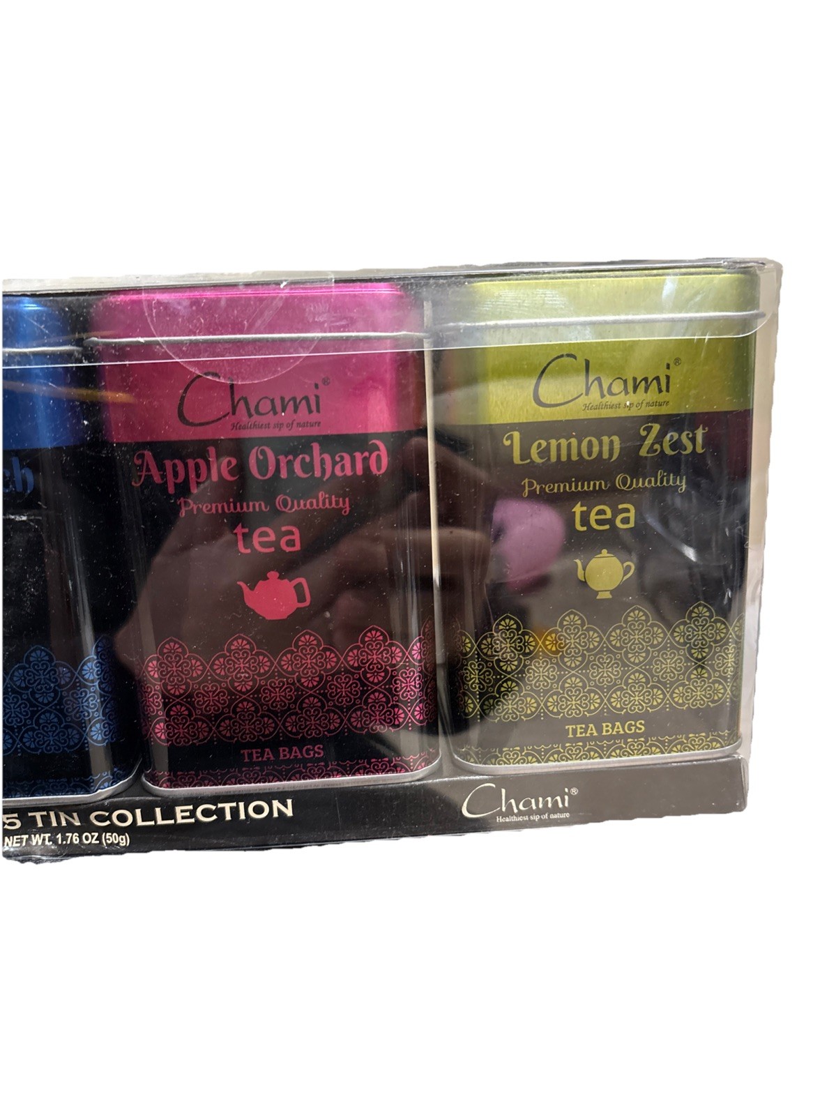 Gourmet Green Teas 5 Tin Collection 5 X 0.35 Oz (10g) Tins Expired Aug 05 2026