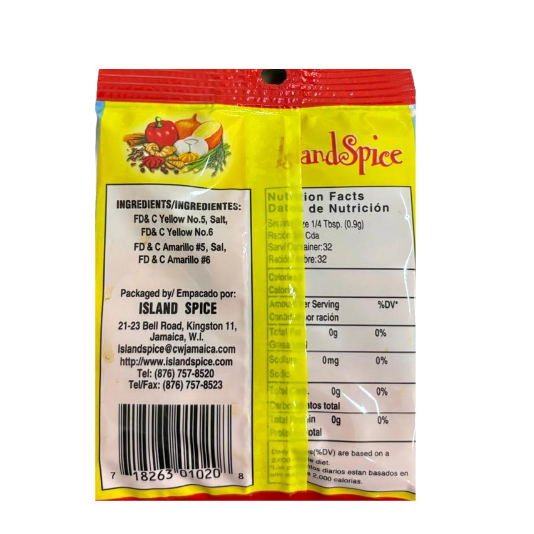Island Spice Egg Powder Coloring 1oz – Pack of 12 – Tariffs are paid by us