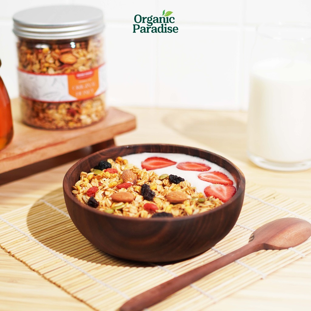 Honey Almond Granola Mix 1 Kg With Gojiberry Raisin Breakfast Cereal On The Go