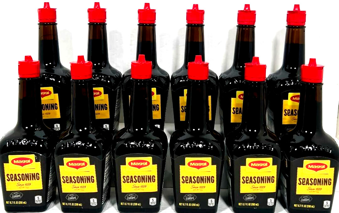 Maggi Liquid Seasoning Since 1889 Imported From Europe 6.7oz(Pack of 12)~1/2026