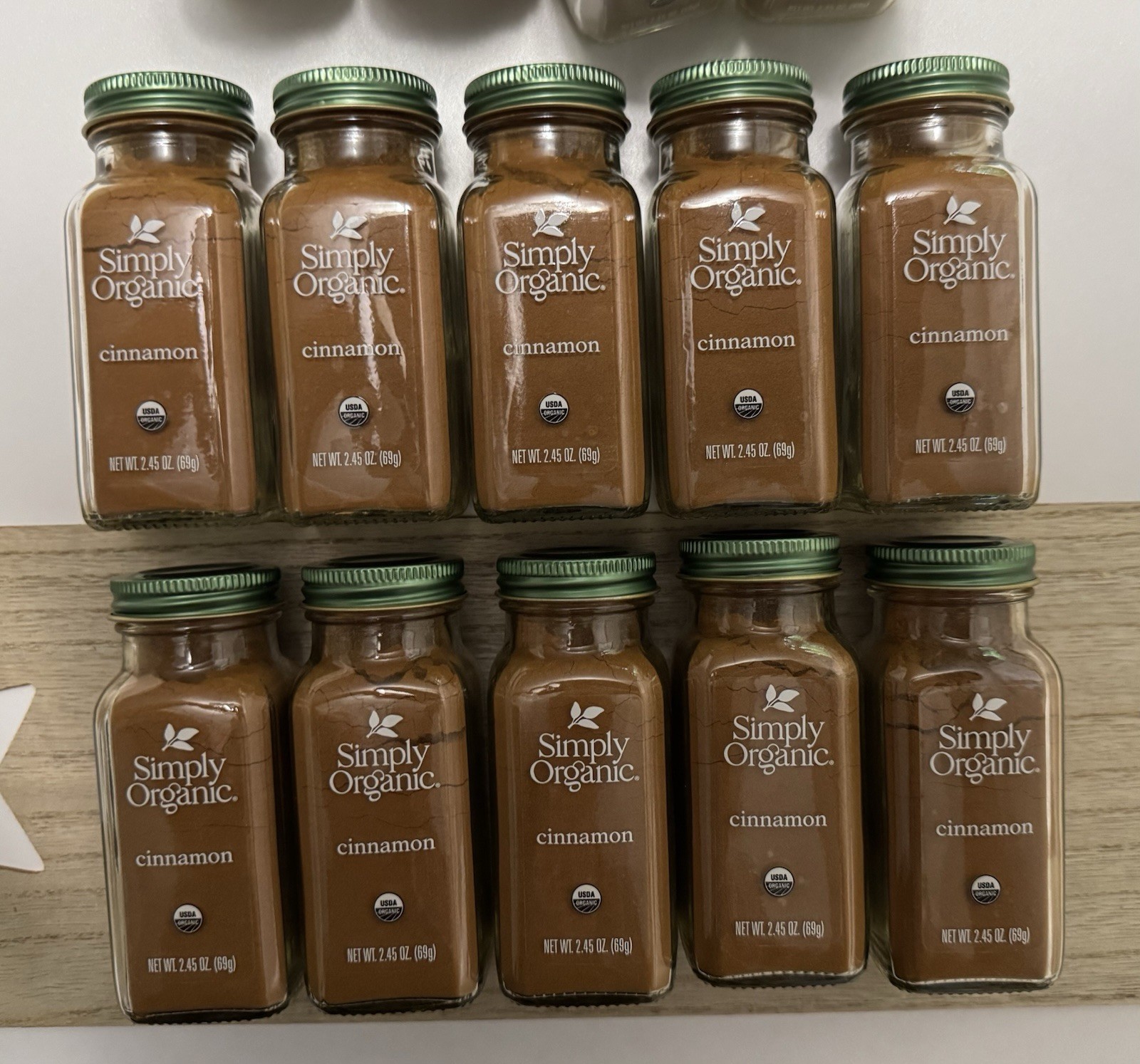 Simply Organic, (3 Pack) Cinnamon, 2.45 oz (69 g)