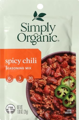 Mild Chili Seasoning Mix 1 Ounce Organic Non Irradiated Kosher Flavor Booster