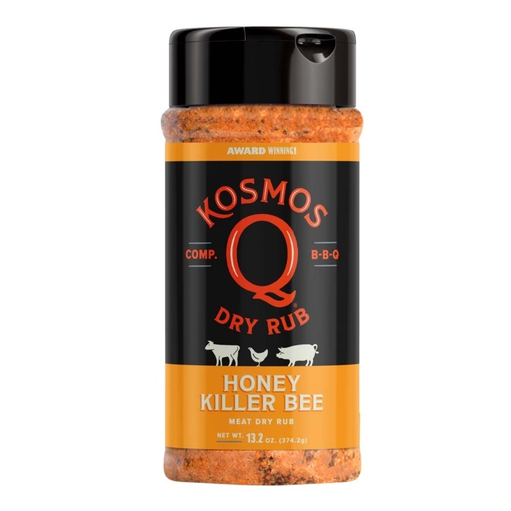 Honey Killer Bee Dry BBQ Rub Seasoning for Beef Chicken Pork 13.2 oz