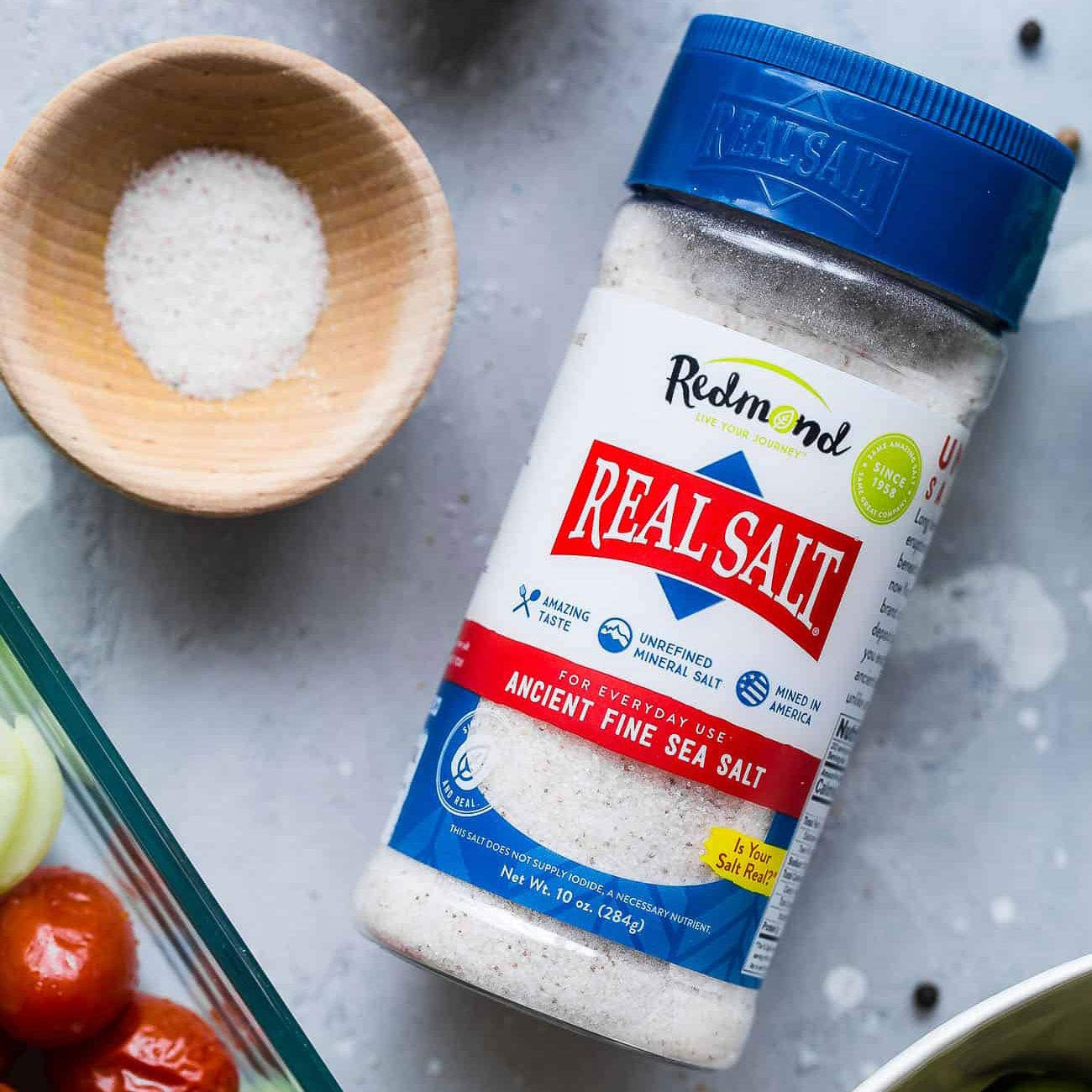Real Sea Salt – Natural Unrefined Gluten Free Fine, 10 Ounce Shaker (1 Pack)
