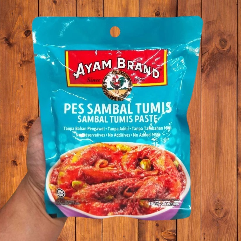 3 x 180g Ayam Brand Sambal Tumis Paste Malaysian Spicy Chili Paste Ready to Cook