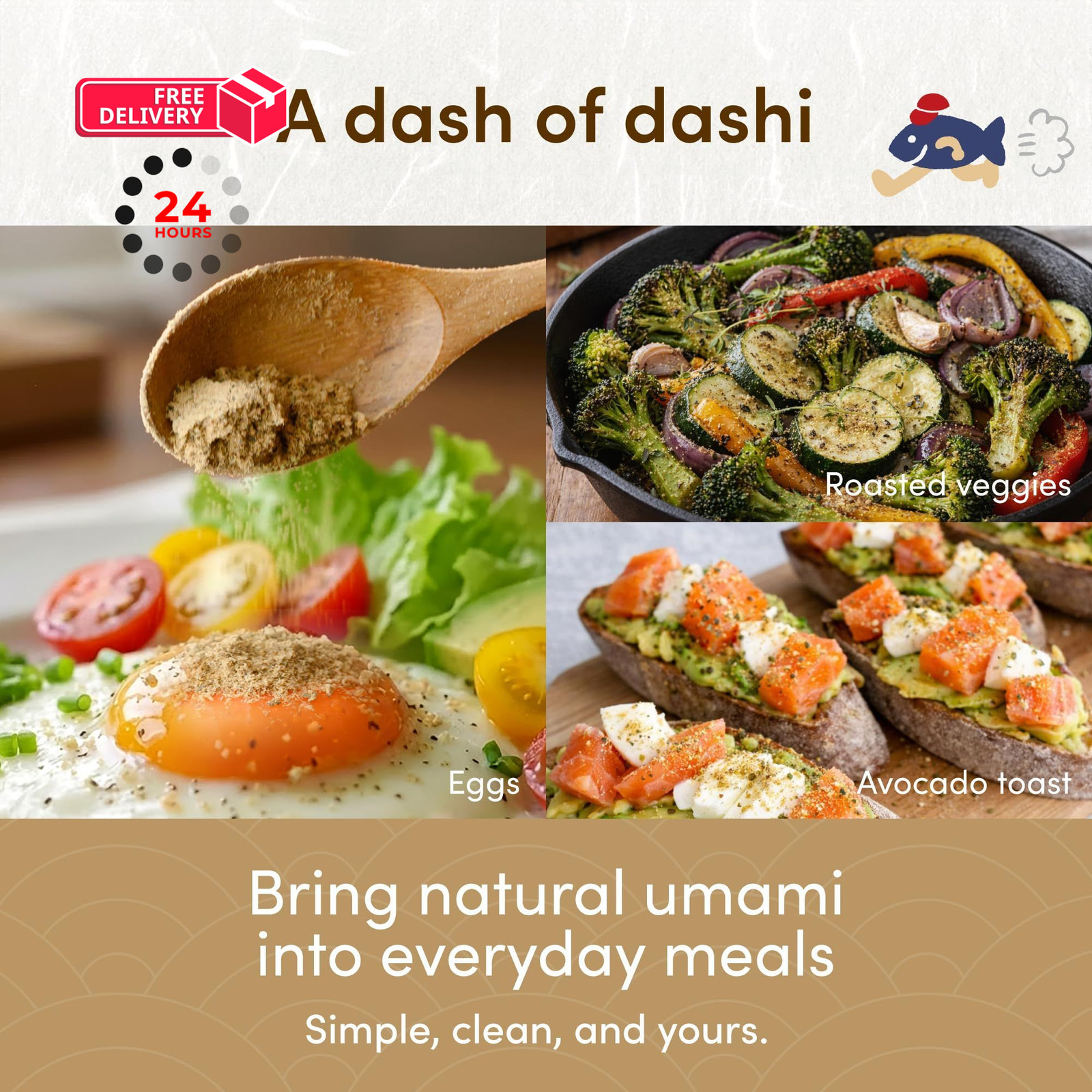DASHI DASH – Sprinkle-On Umami Seasoning & Japanese 3.5 Ounce (Pack of 1)