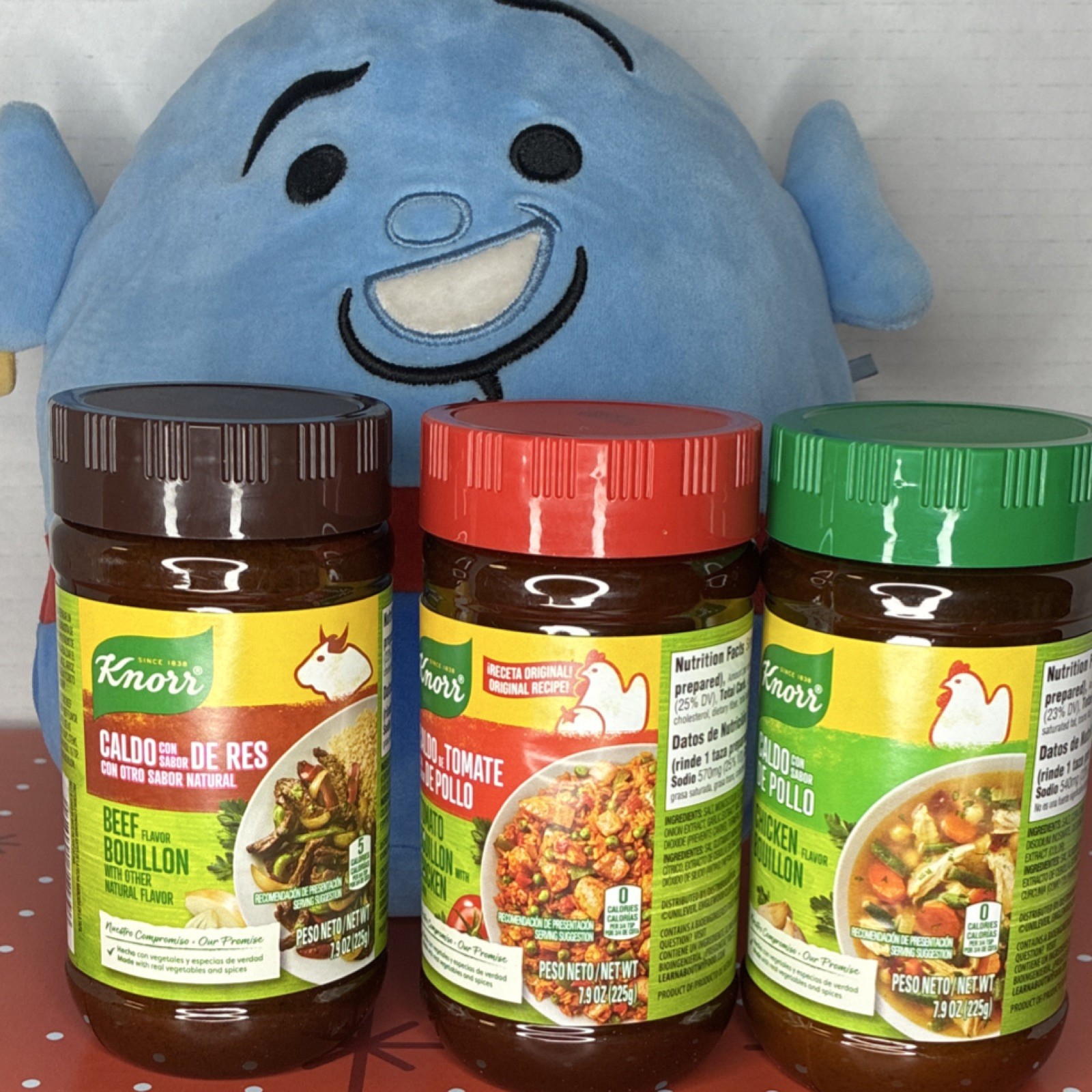 Knorr Beef, Tomato Chicken, Chicken Bouillon Powder Assortment 7.9oz