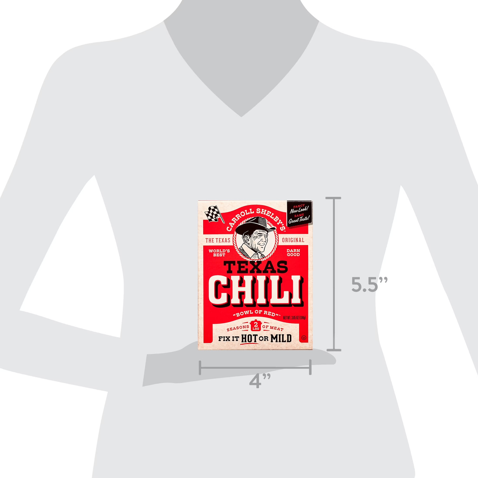 (4 Pack) Texas Chili Kit, 3.65 Oz