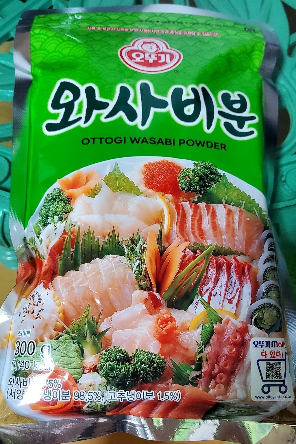 OTTOGI WASABI Powder 300g(10.5oz) Japanese Seasoning Horseradish Sushi Fish
