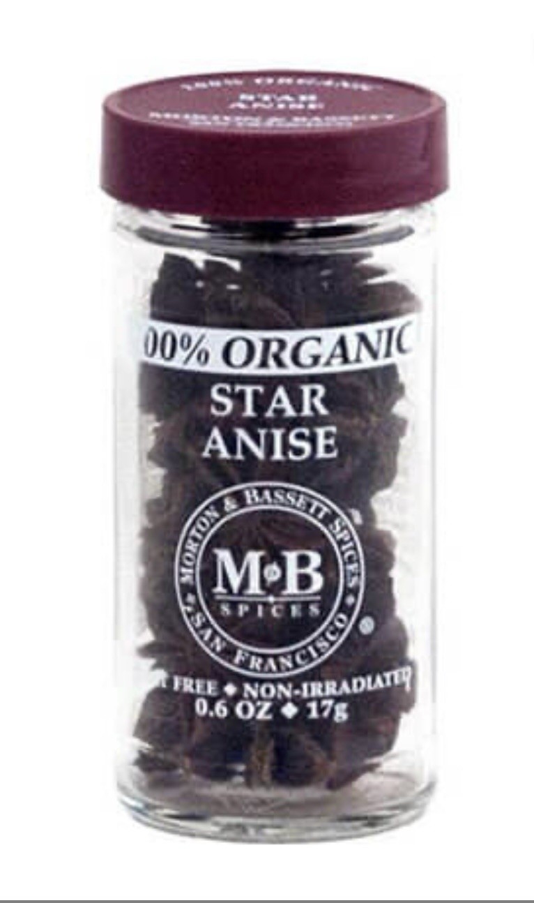 Morton & Bassett Spices Star Anise 100% Organic All Natural Non GMO Salt Free