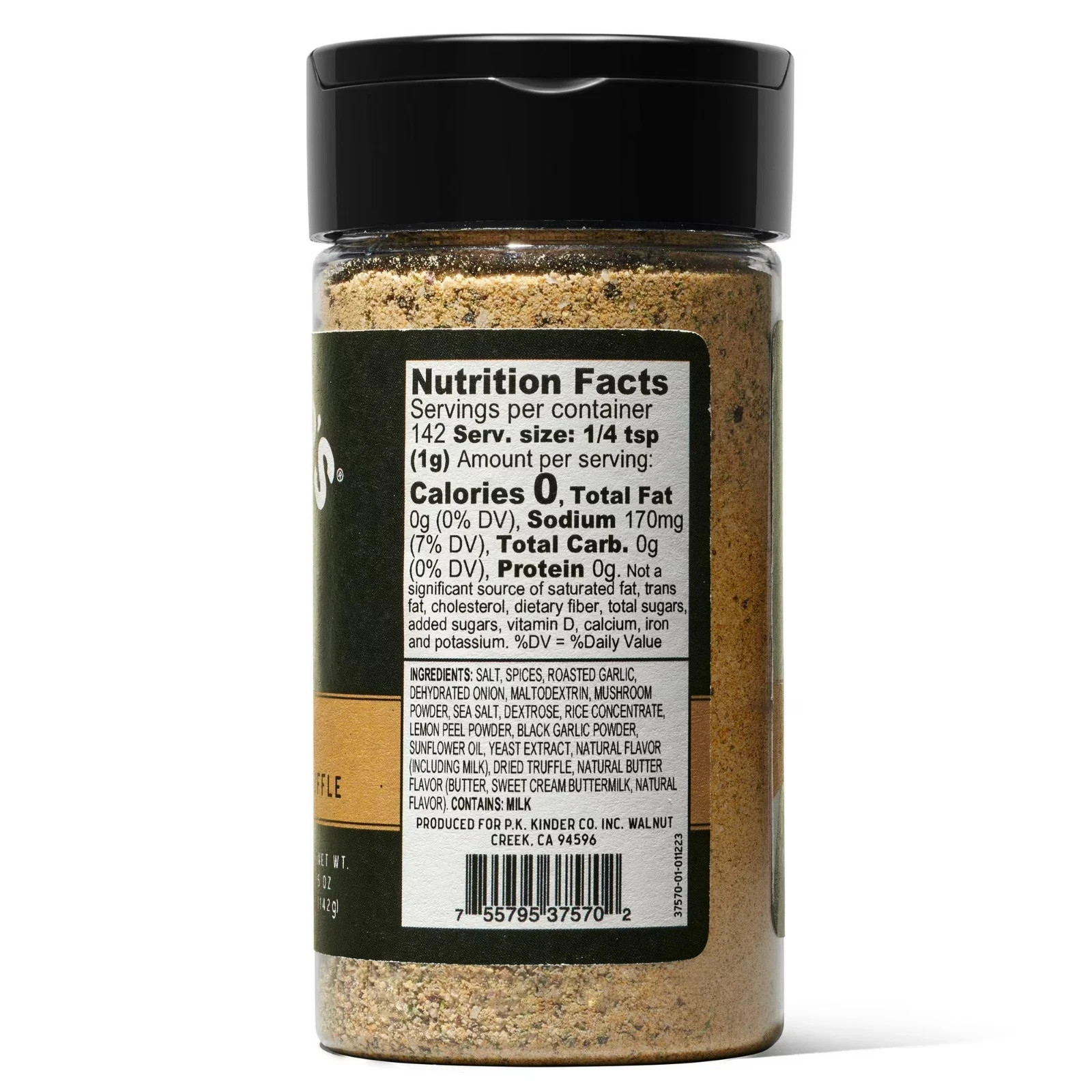 Kinder’s Prime Steak with Black Garlic and Truffle Rub and Seasoning, 5 oz