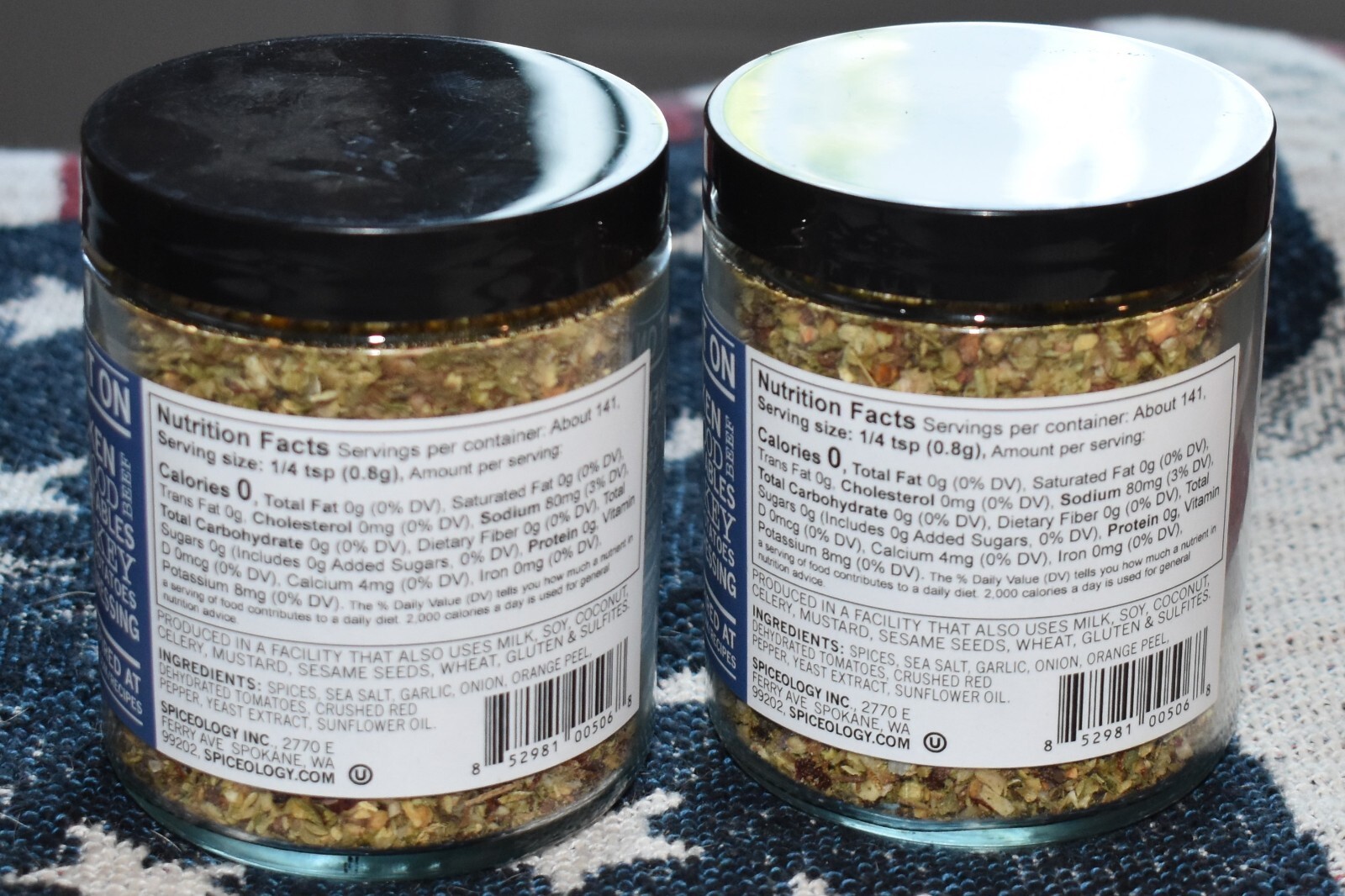 2x GREEK FREAK GF Spiceology All-Purpose Rubs 4oz Mediterranean Blend