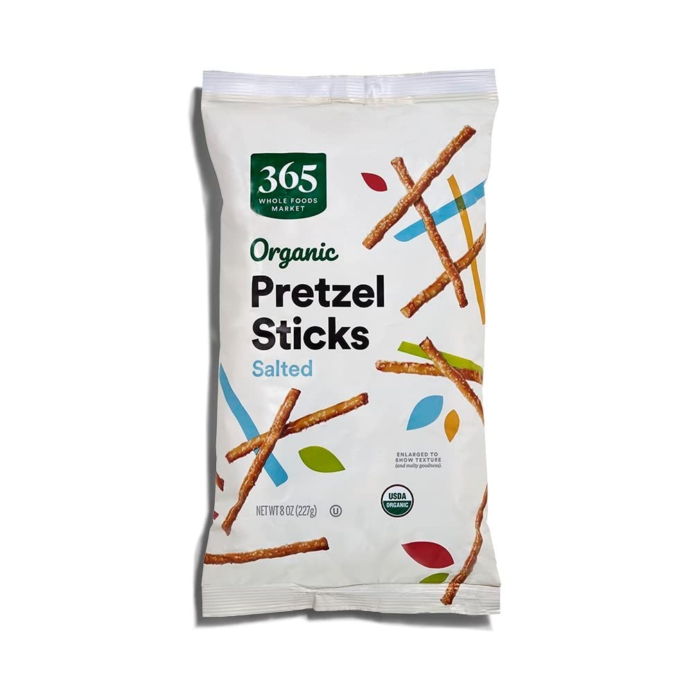 Organic Mini Pretzel Sticks, 8 OZ