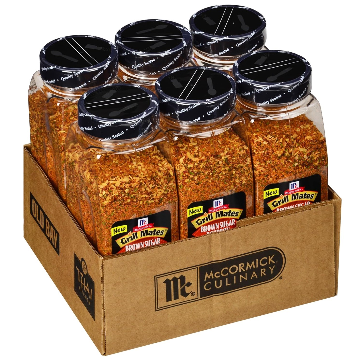 McCormick Brown Sugar Bourbon Seasoning, 27 oz – Pack of 6