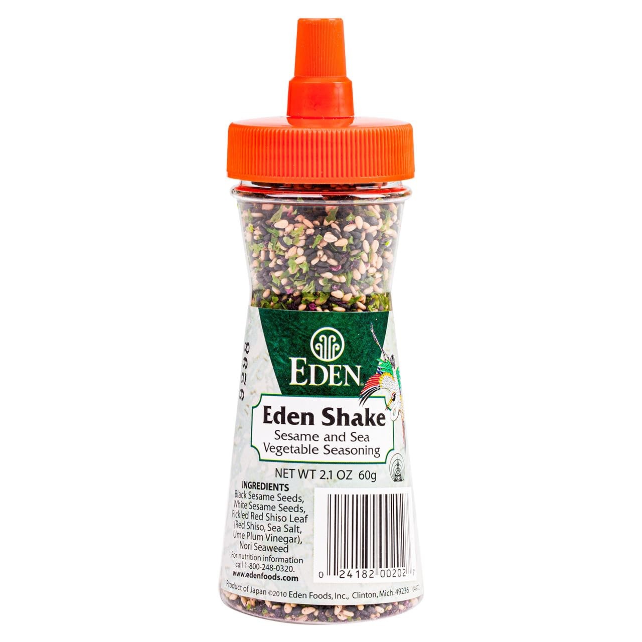 Eden Foods Furikake Shake 2.1 Oz Gluten Free Low Sodium Seasoning Condiment