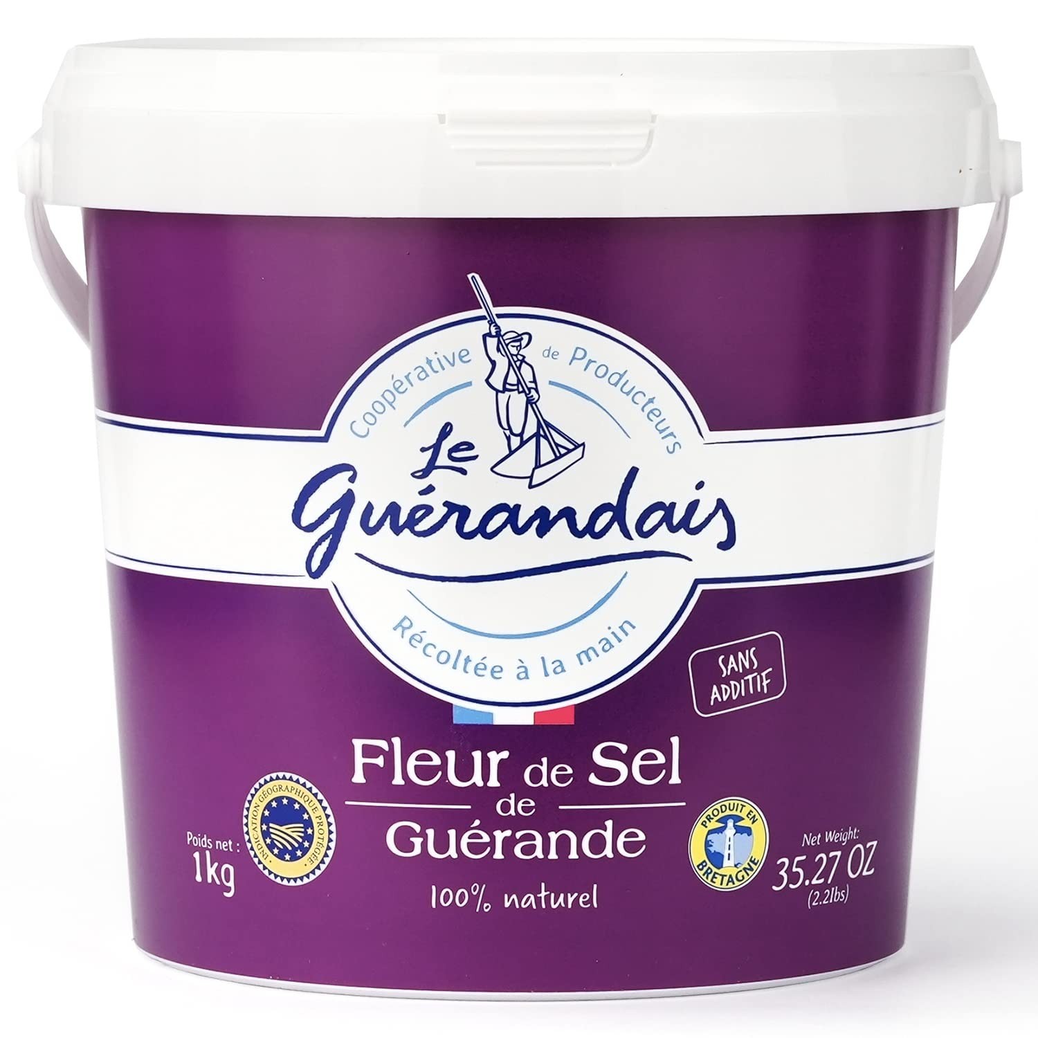 French Sea Salt – 2.2 lbs in a Convenient Pail