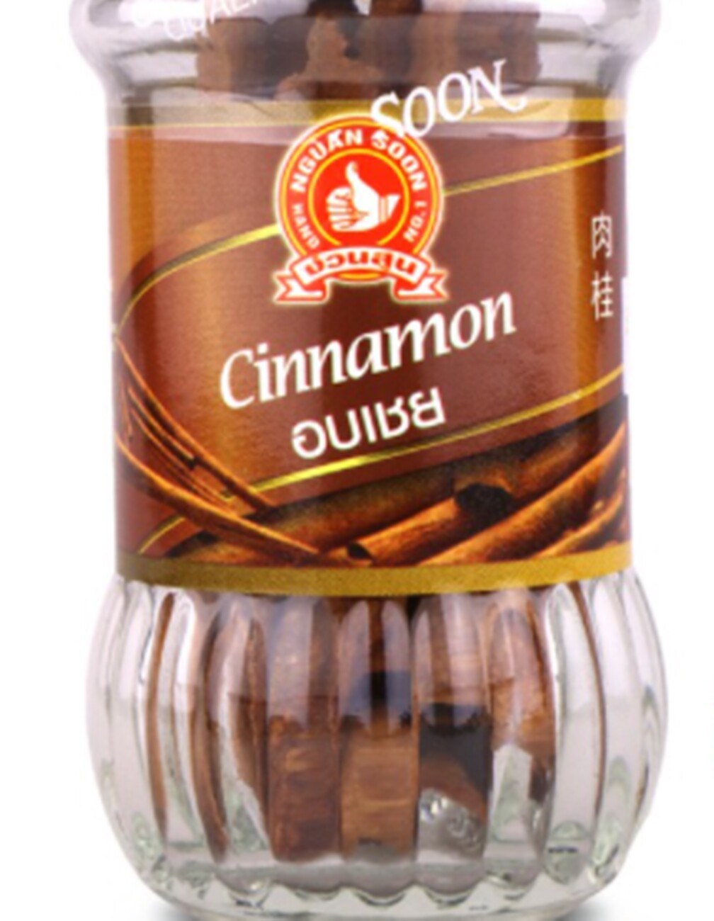 Nguan Soon No.1 Hand Brand Cinnamon Sticks Herbs Spice Seasoning Bottle 30 g.