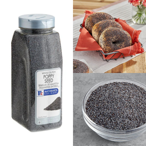 Culinary Whole Dutch Poppy Seeds Great for Baked Goods and Dressings 20 Oz NEW