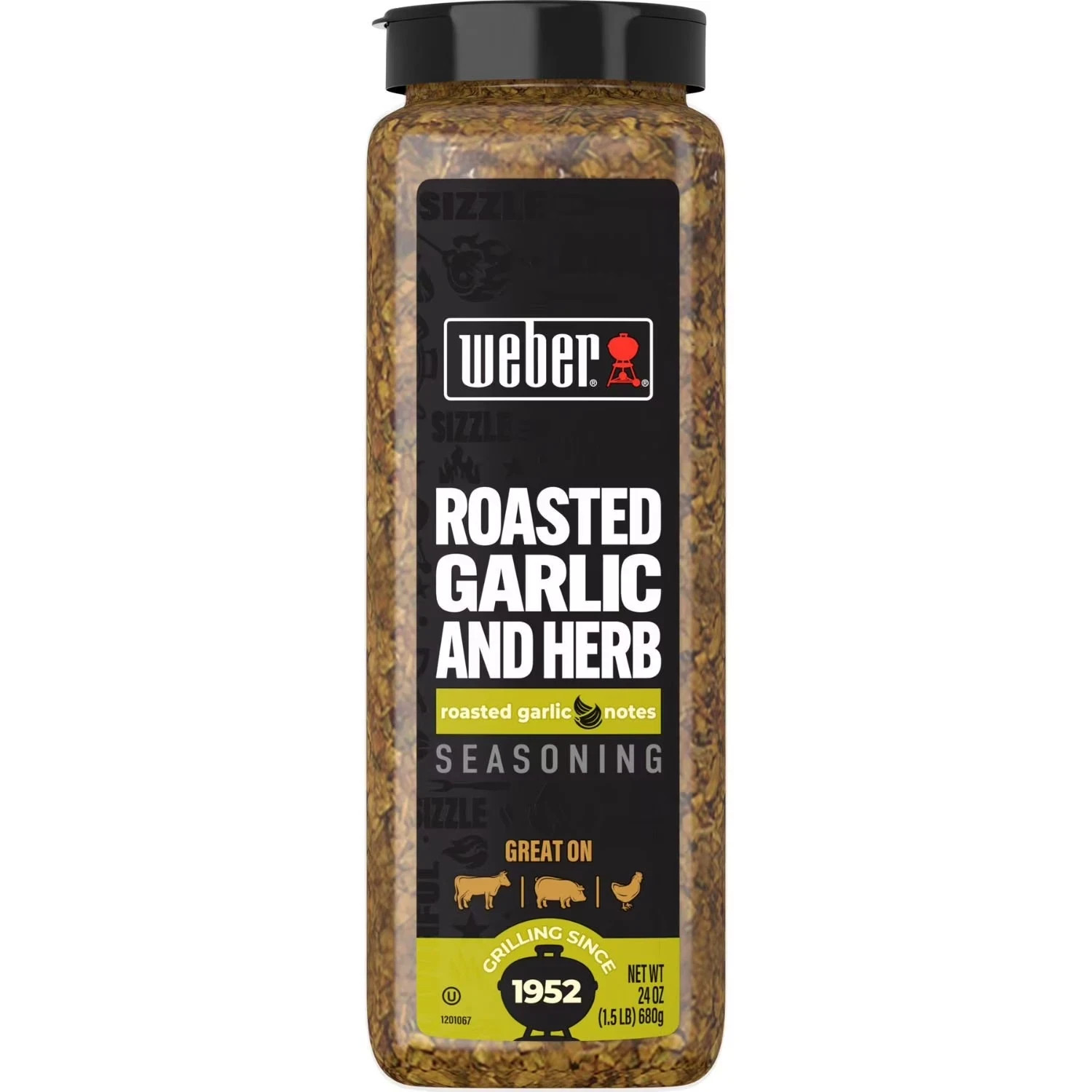 Weber Roasted Garlic & Herb Chef Size, 24 oz.