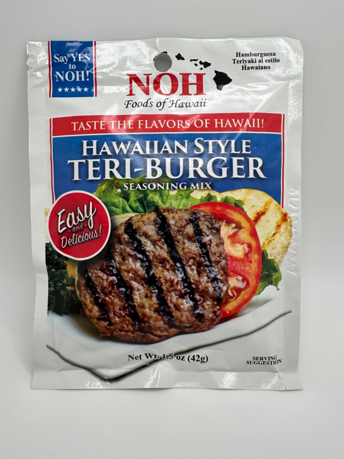 NOH Foods Of Hawaii Hawaiian Style Teri-Burger Seasoning Mix, 1.5 oz.