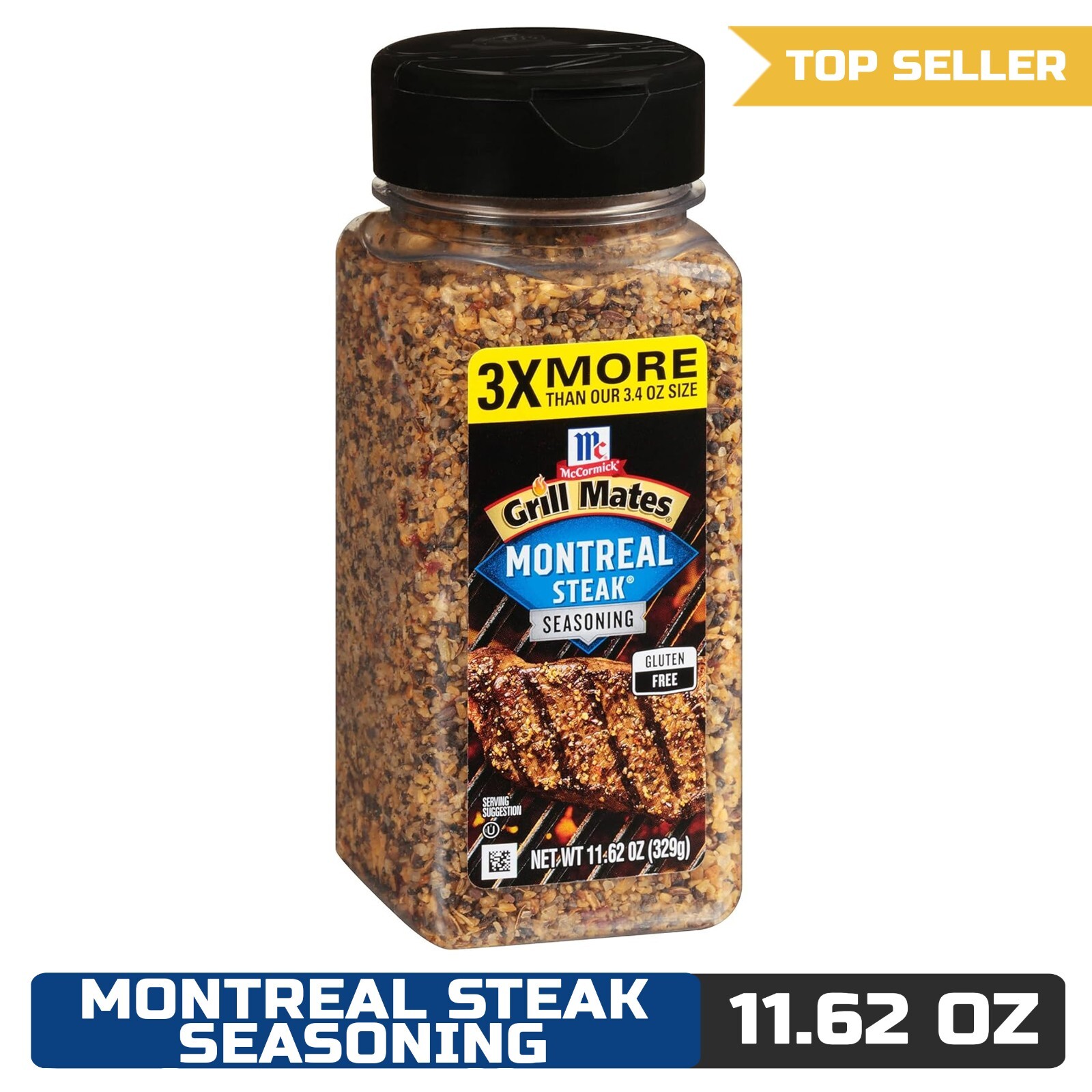 McCormick Grill Mates Montreal Steak Seasoning – 11.62 oz