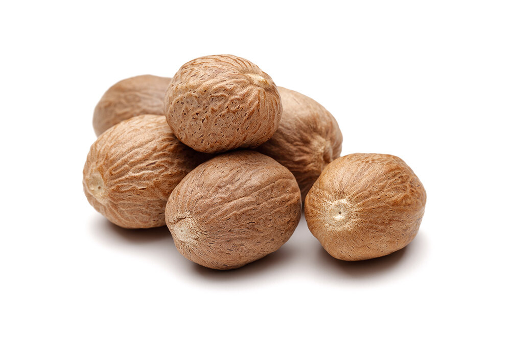 Ceylon Whole Nutmeg Grade A+ Quality, Herbs & Spices Free Shipping 3.5 Oz Etc..