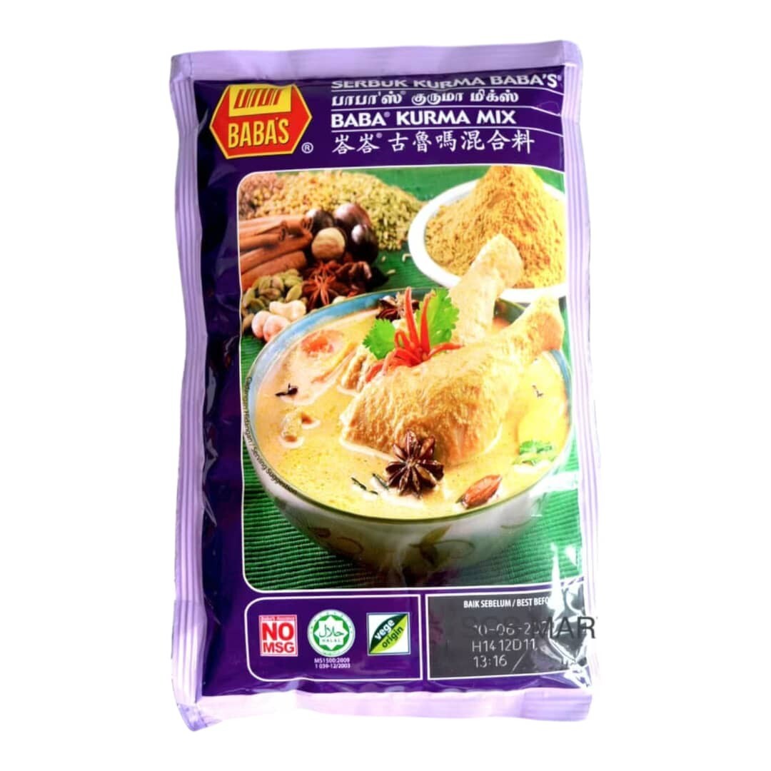 3 PACK Authentic Kurma Mix Powder 125g–Perfect for Savory Meat and Chicken Curry