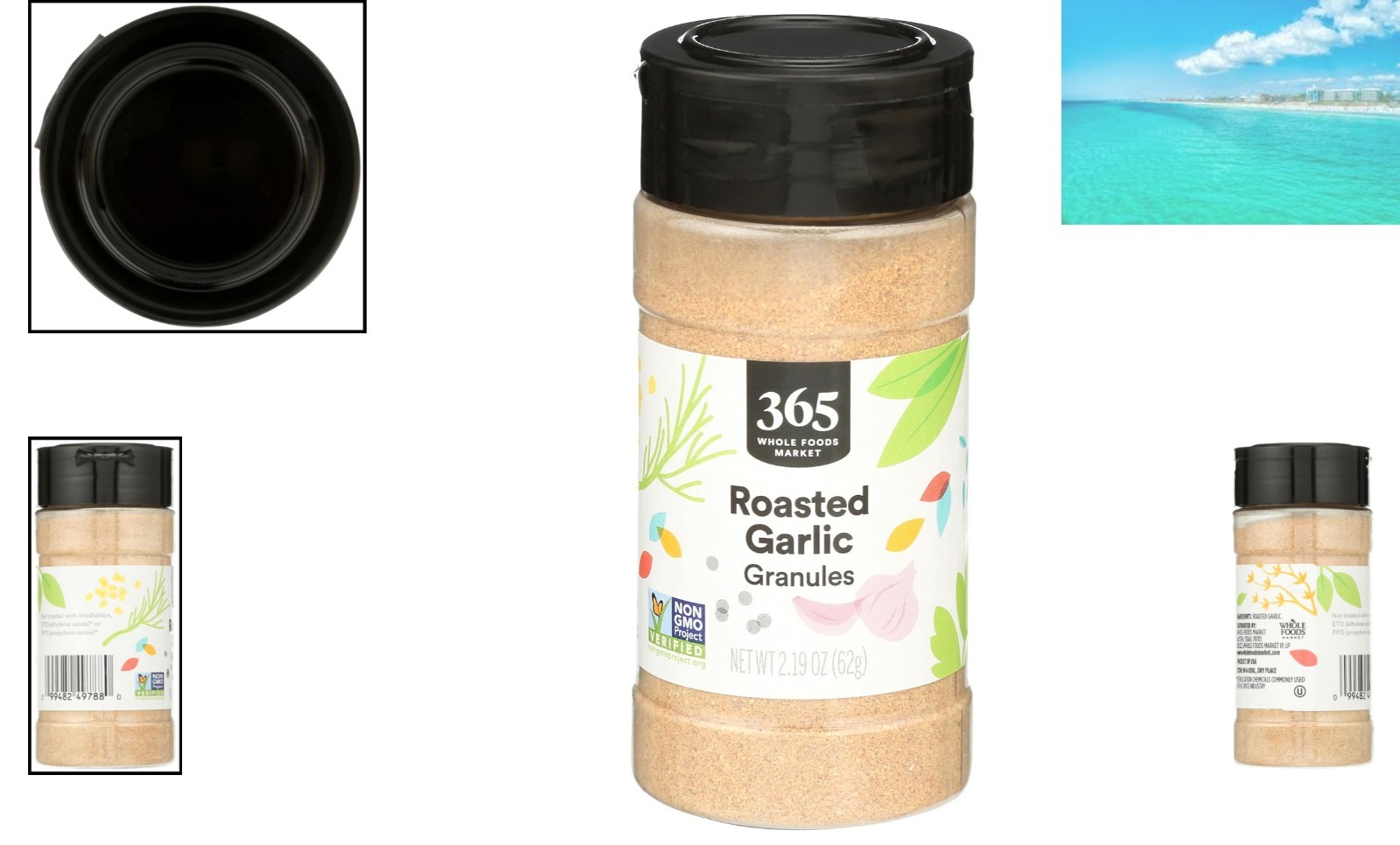 Roasted Garlic Granules 2.19oz – Kosher, GMO-Free Flavor Booster