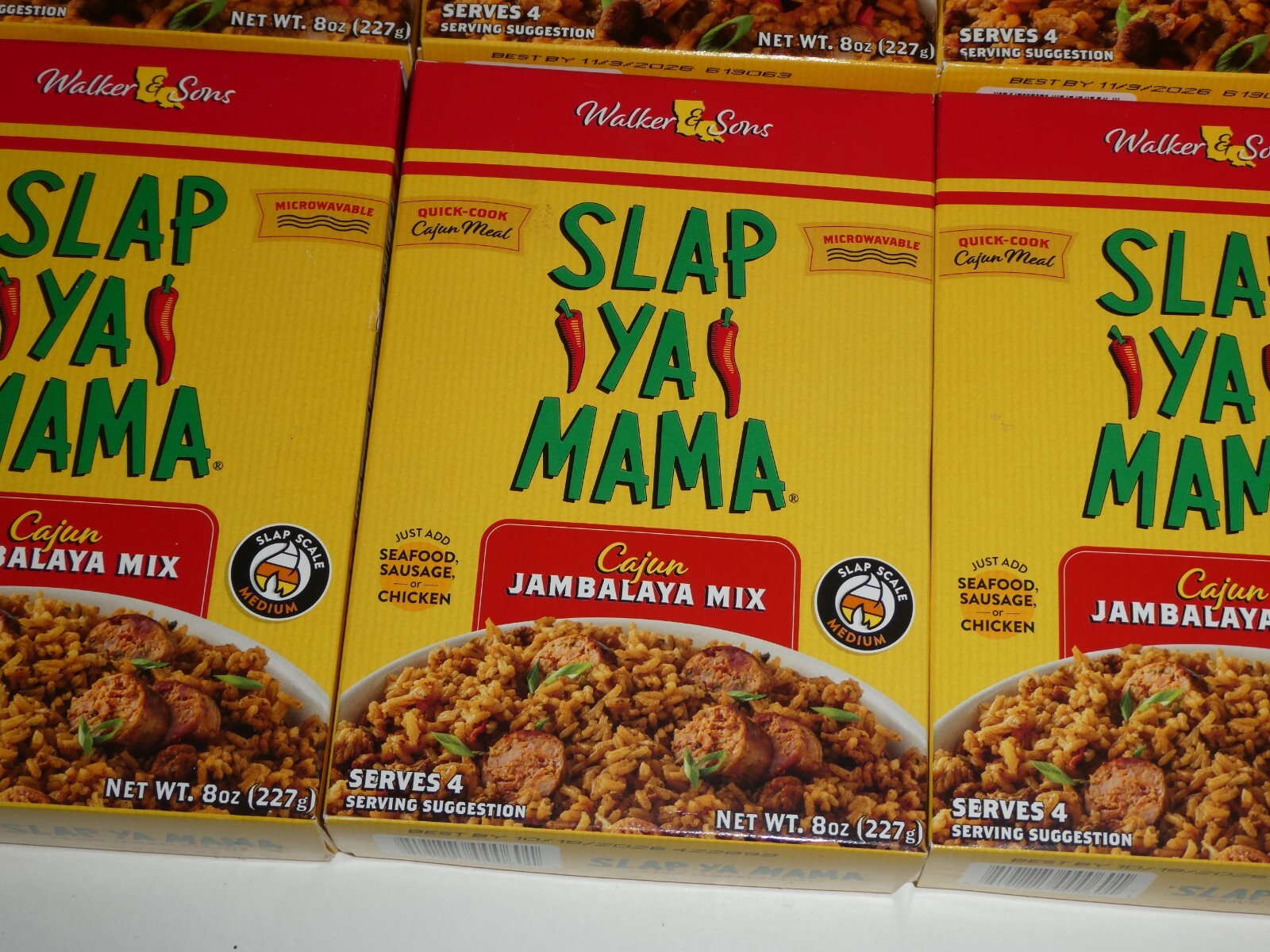 SLAP YA MAMA variety lot RED BEANS & RICE + CAJUN GUMBO MIX + JAMBALAYA MIX