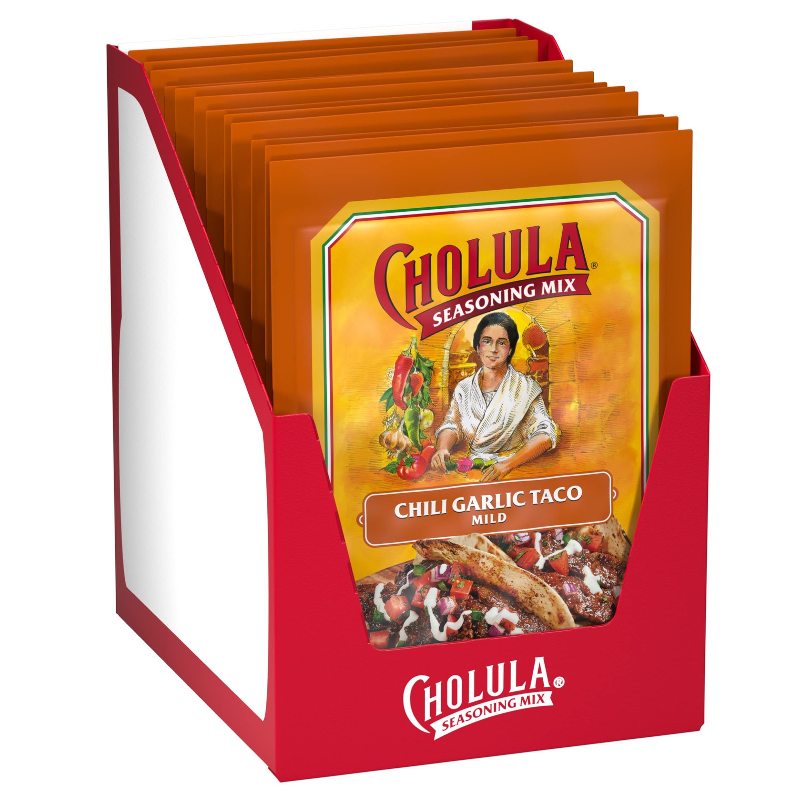 Chili Garlic Taco Seasoning Mix, 1 oz (Pack of 12)