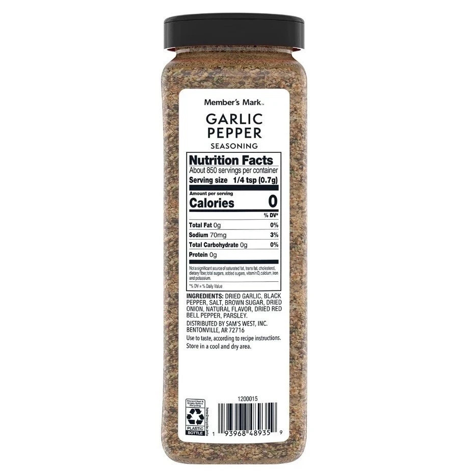 Member’s Mark Garlic Pepper Seasoning 21 Oz