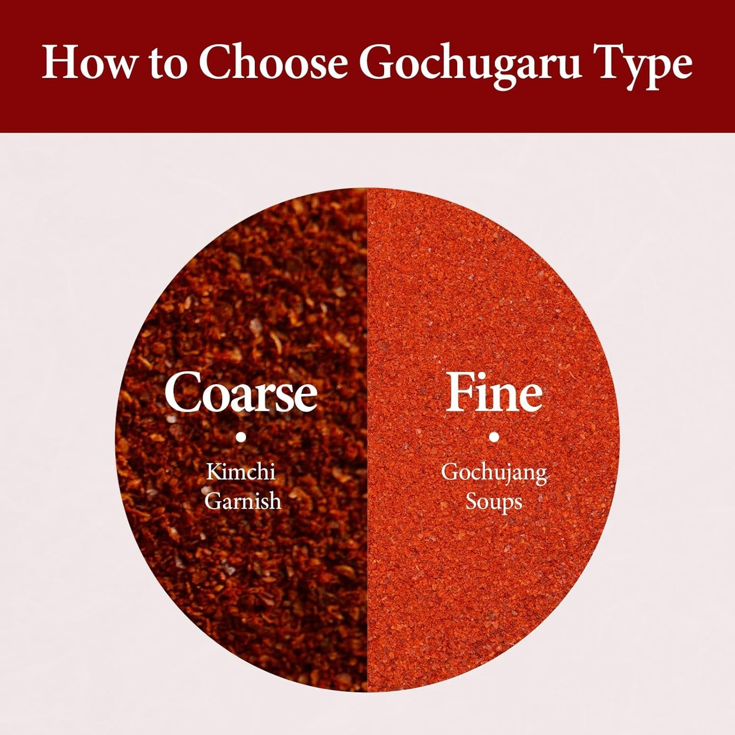 Sun-Dried Coarse Gochugaru Red Pepper Flakes, 1 lb