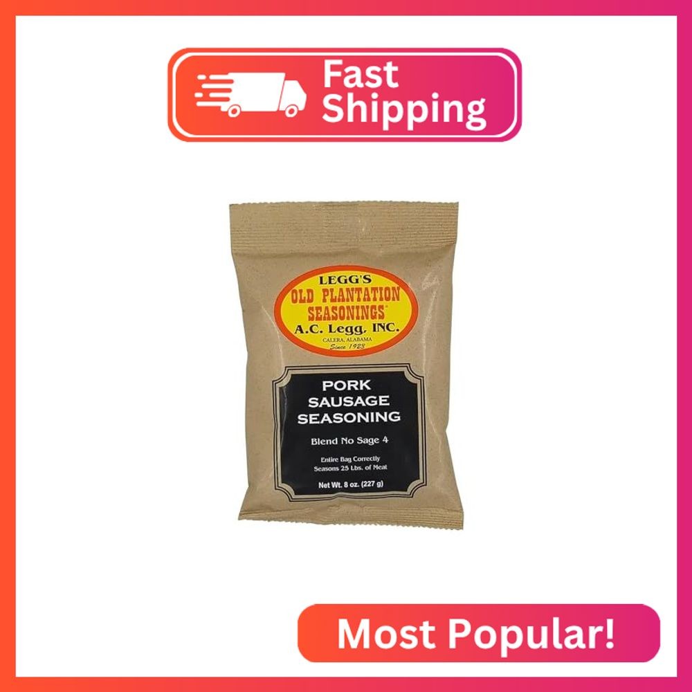 A.C. Legg Old Plantation Seasonings – Blend NS4 – Pork Sausage Seasoning with No