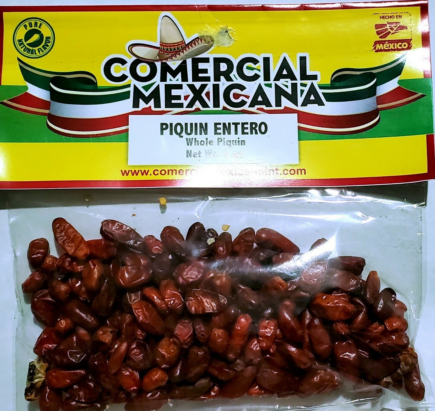 Whole Pequin Chilies 2oz Dried Chile Piquin Entero
