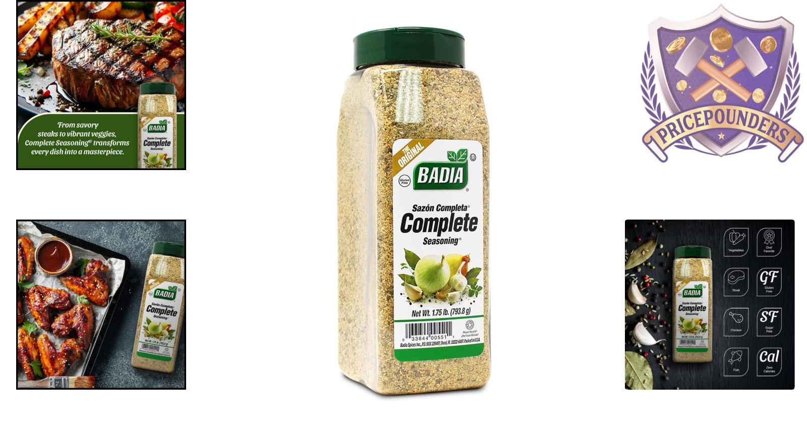 All-Purpose Complete Seasoning 28oz Spice Blend for Meat Vegetables Soups