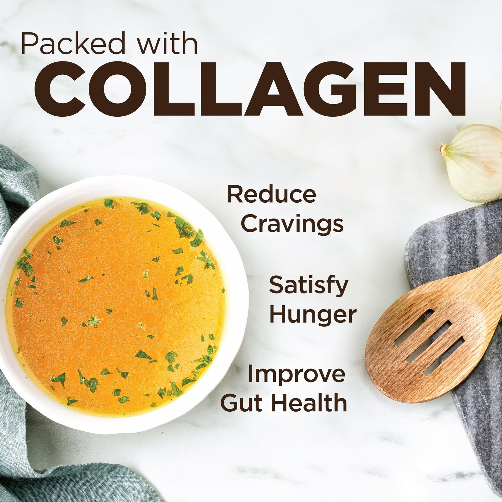 Country Farms Skinny Broth, Instant Chicken Bone Broth, 10G Protein, Collagen…