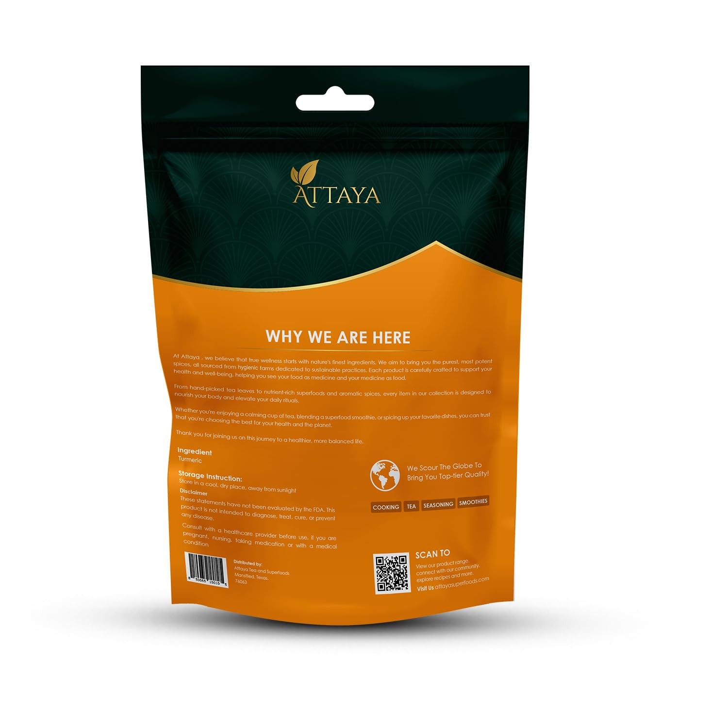 Ground Turmeric Powder, 1 LB – Non GMO – Root Powder For 1