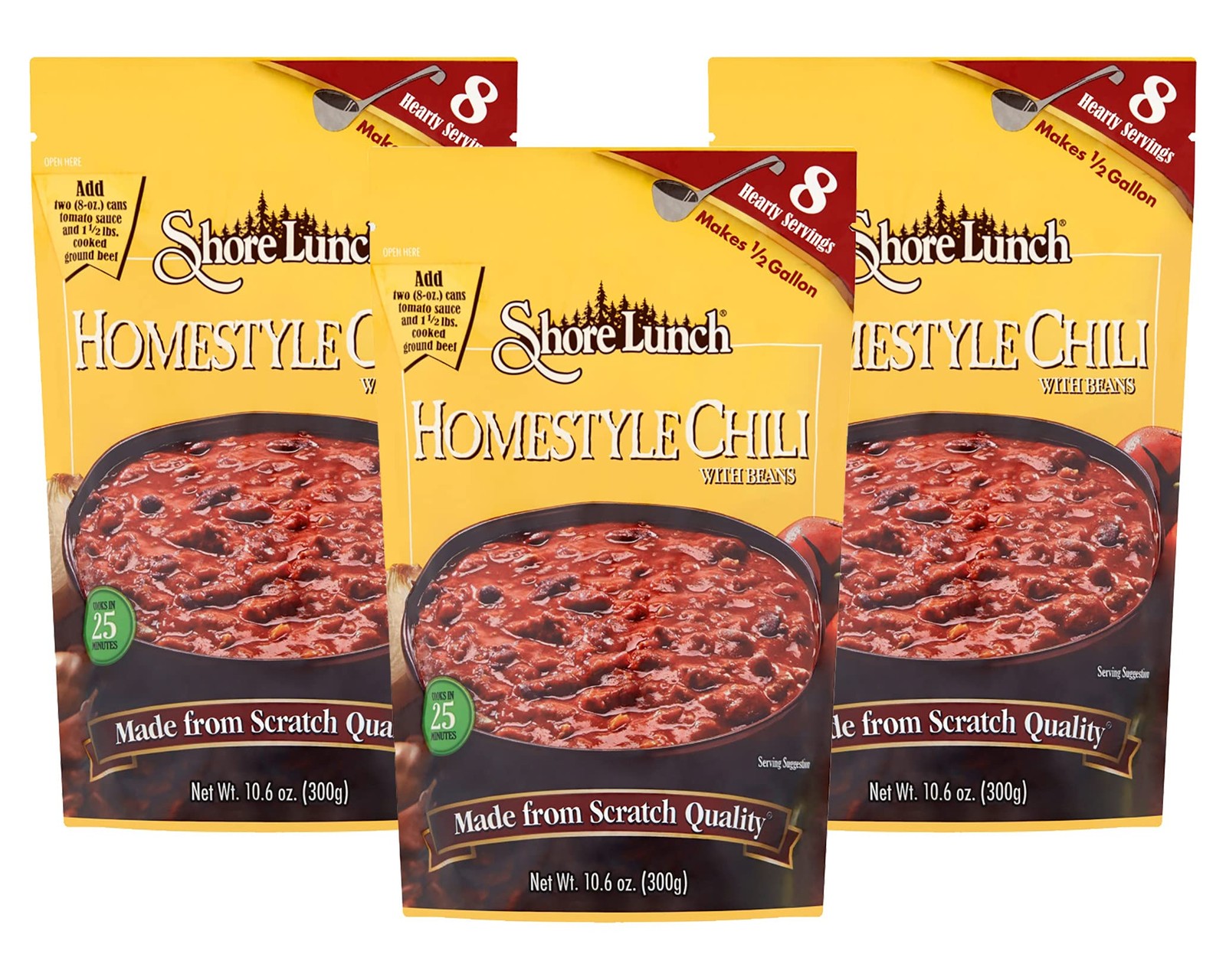 Homestyle Chili With Bean Mix, 10.6000-Ounce (Pack of 3)