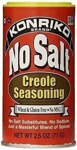 Konriko – No Salt Creole Seasoning 2.5 oz – Wheat Free – Gluten Free – No MSG